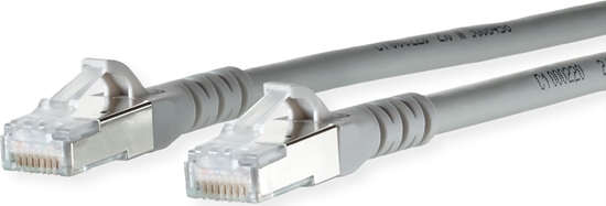 Picture of Metz Connect Patchkabel Cat.6A AWG 26, LSOH, grau, 0,2 m