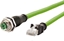 Attēls no Metz Connect Verbindungsleitung M12 BU-RJ45 ST, 8-pol X-kodiert, gerade-gerade, 1 m