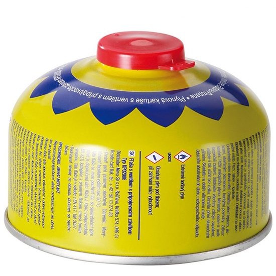 Picture of Meva Gas cartridge cartridge with valve and thread for tourist stove PB 100g