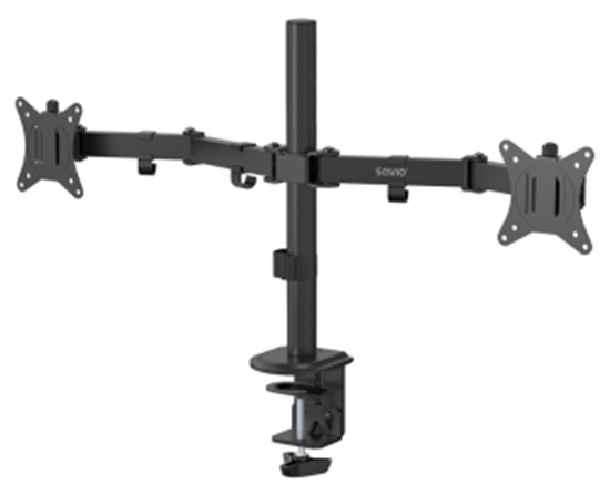 Picture of Monitora stiprinājums Savio  17" - 32" Dual monitor desk mount 