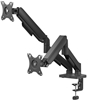 Picture of Monitora stiprinājums Savio  17" - 32" Dual monitor spring loaded desk mount 