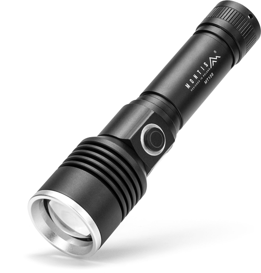 Picture of MONTIS TAKTYCZNA RCZNA LATARKA AKUMULATOROWA LED ZOOM. MT158