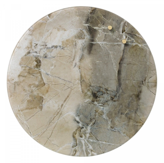 Picture of NAGA Magnetisk glastavle cirkel 35 cm beige marmor Beige Marmor 37x3,5x37mm (1stk)