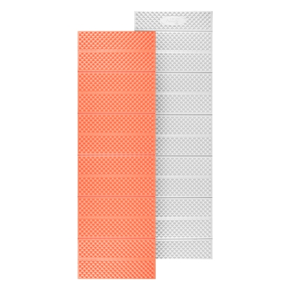 Attēls no NC17103 Salokāms tūristu guļampaklājiņš ar alumīnija polsterējumu + XPE 195 cm oranžs Nils Camp