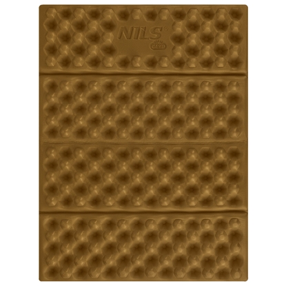 Attēls no NC17105 Kempinga paklājiņš sēdvietai ar alumīnija polsterējumu + IXPE 40 cm brūns Nils Camp