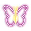 Attēls no Neon LED Light BUTTERFLY pink NNE03 Neolia