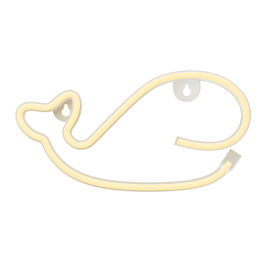 Picture of Neon LED Light WHALE warm white Bat + USB FLNE09 F