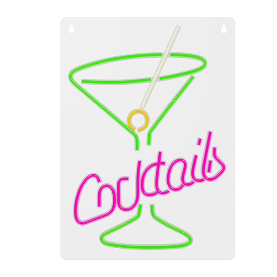 Picture of Neon PLEXI LED COCKTAILS pink green FPNE02X Foreve