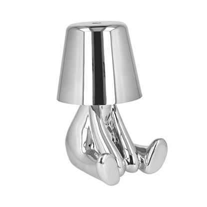 Picture of Night lamp Silver Man design H