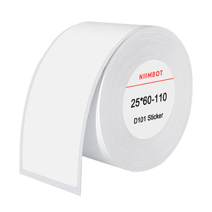 Picture of NIIMBOT Thermal labels Niimbot stickers 25x60 mm, 110 pcs (White)