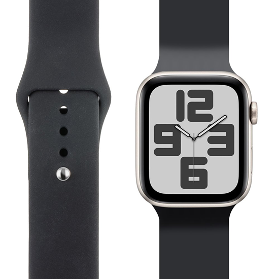 Изображение OBAL:ME Silicone Strap for Apple Watch 42-49mm M-L / black