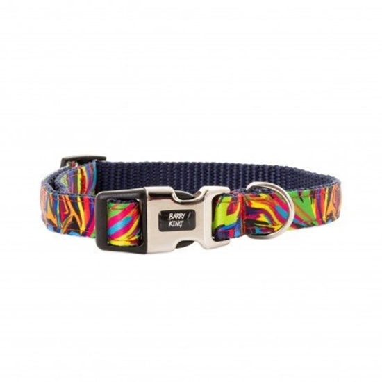 Изображение Obroa dla psa, granatowa, wzr picasso, tama polipropylenowa, 16mm/30-47cm