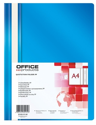 Attēls no Office Products SKOR.OFFICE PRODUCTS A4 NIEBIESKI SKOROSZYT - 21101111-01