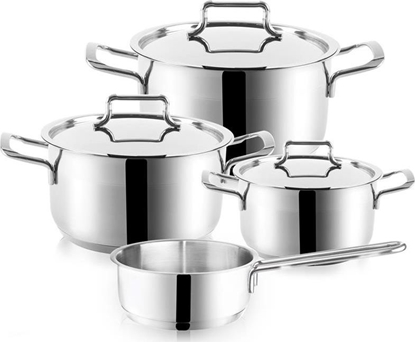 Attēls no Orion Zestaw garnków / garnki stalowe 18/10 ANETT 7 el. uniwersalny