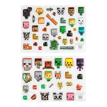 Attēls no Paladone Minecraft Puffy Gadget Decals