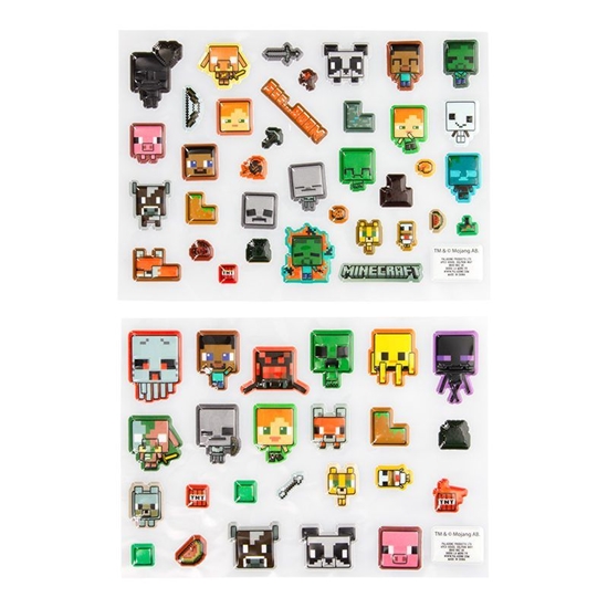 Picture of Paladone Minecraft Puffy Gadget Decals