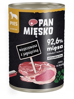Picture of Pan Misko Wieprzowina z jagnicin 400g