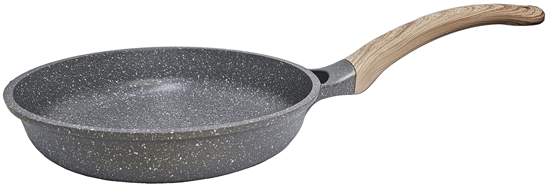 Picture of Panna alumīnija Amber 24cm, ar koka imitācijas rok