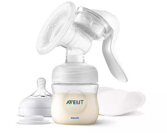 Изображение Philips Avent Lotus SCF430/10 Manual breast pump with bottle