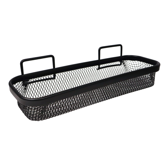 Picture of Plaukts sienas 340x118x90mm, melns