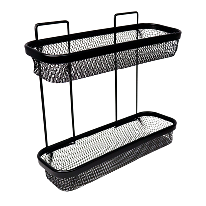 Picture of Plaukts sienas divstāvīgs 340x118x325mm, melns