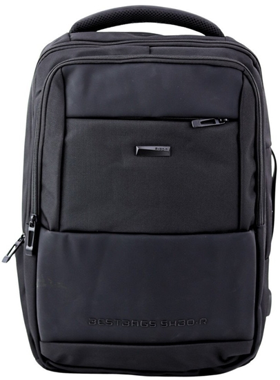 Picture of Plecak Miejski Biznesowy USB Pas Piersiowy Czarny 26L