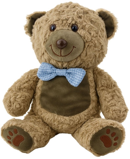 Изображение Pluszowa Maskotka Przytulanka Mi Niebieska Mucha Jasnobrzowy 30cm LEAN Toys