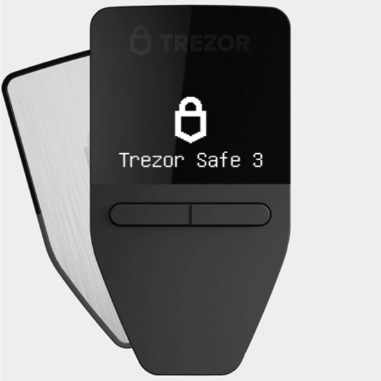 Picture of Portfel kryptowalut Trezor Safe 3 - Stellar Silver