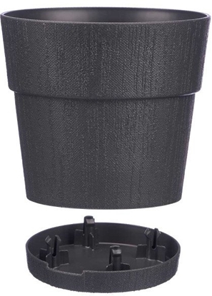 Attēls no Puku pods ar paliktni Gaia O25x25cm melns 8003507885035