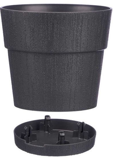 Picture of Puku pods ar paliktni Gaia O25x25cm melns 8003507885035