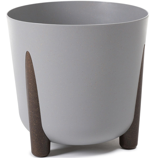 Изображение Puķu pods Frida Eco 260mm, 8.1L pelēks