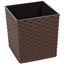 Attēls no Puķu pods Juka rattan 190x190mm, t.brūns