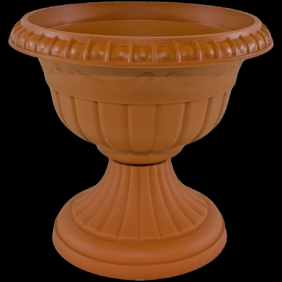 Изображение Puķu pods uz kājas Roma 4 terakota