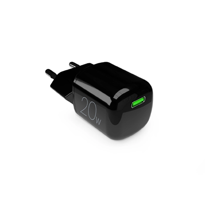 Picture of Puro 20W GaN USB-C Wall Charger - Black