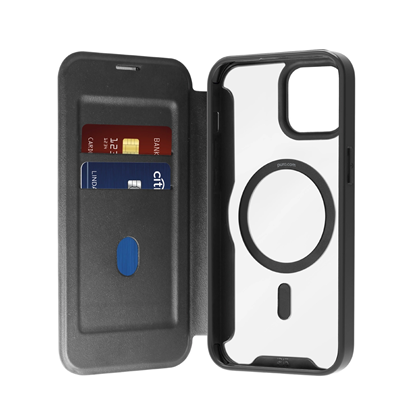 Picture of Puro Book Mag MagSafe Leather Case with Flap and C