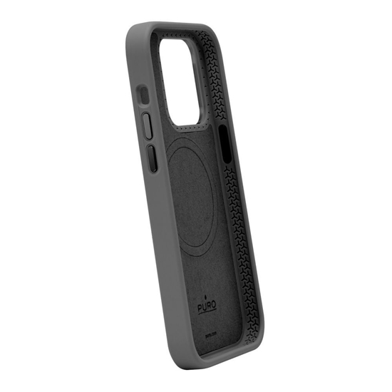 Picture of Puro Puro Icon Mag Pro MagSafe Silicone Case for iPhone 15 Pro Max - Black