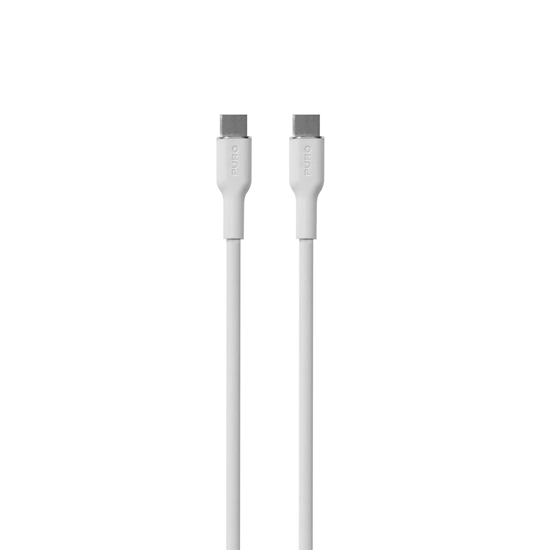 Picture of Puro Soft USB-C - USB-C 60W 1.5m silicone cable - 