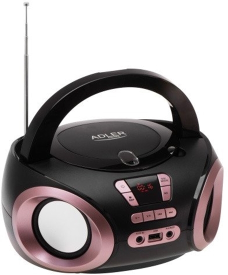 Picture of Radioodtwarzacz Adler Boombox CD-MP3 | USB | FM Radio | AUX | Gniazdo suchawkowe