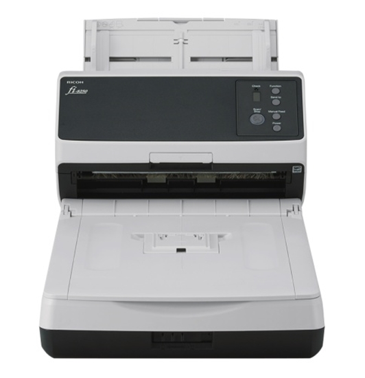 Picture of Ricoh fi-8250 Scanner A4 Colour 50 ppm 600x600 DPI, Duplex ADF/Flatbed, USB Ethernet LAN