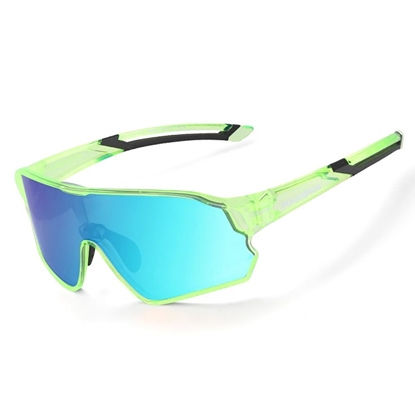 Изображение Rockbros Rockbros 14110009006 polarized cycling glasses for children 8-14 years old - light green