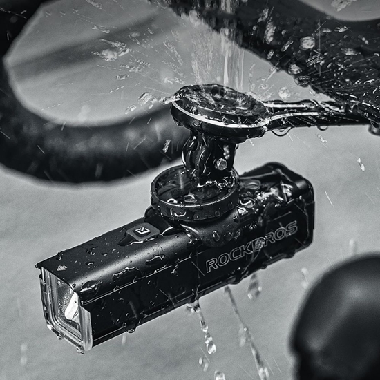 Picture of Uchwyt rowerowy do Garmin kamery GoPro lampki przedniej - czarny Uchwyt rowerowy do Garmin kamery GoPro lampki przedniej - czarny