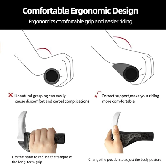 Изображение Rockbros BT1007W Bicycle Holder Set with Horns - W