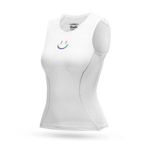 Picture of Rockbros Rockbros YDBX001 women's quick-drying cycling vest XL / XXL - white