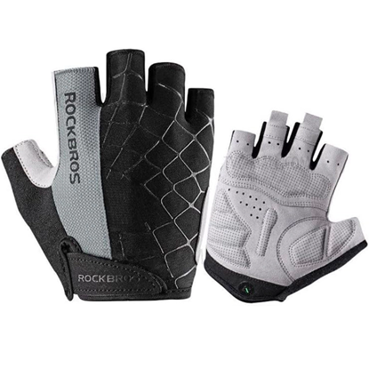 Изображение Rockbros S109GR cycling gloves, size L - gray