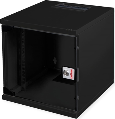 Attēls no Roline 10-inch wall-mounted housing 6 U, 312x300 WxD black
