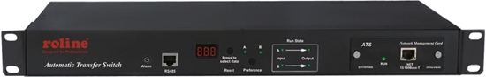 Picture of Roline 19" Automatic Transfer Switch, 2x C20 to 6x C13/2x C19, 16A