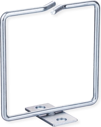 Picture of Roline 19" Cable Manager, 80x80mm, metal, Mounting central, cable entry central