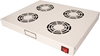 Picture of Roline 19" Fan unit with 4 fans, ON/OFF grey