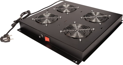 Picture of Roline 19" roof fan unit with 4 fans, ON/OFF black