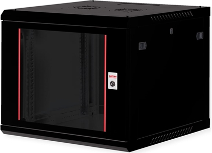 Picture of Roline 19" Wall Cabinet Basic Plus 9U, 600x600 BxT black